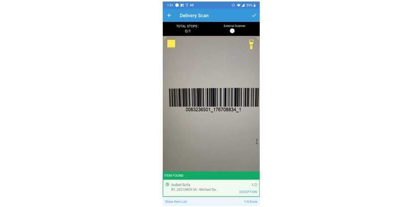 Barcode scanning condition capture - nuVizz